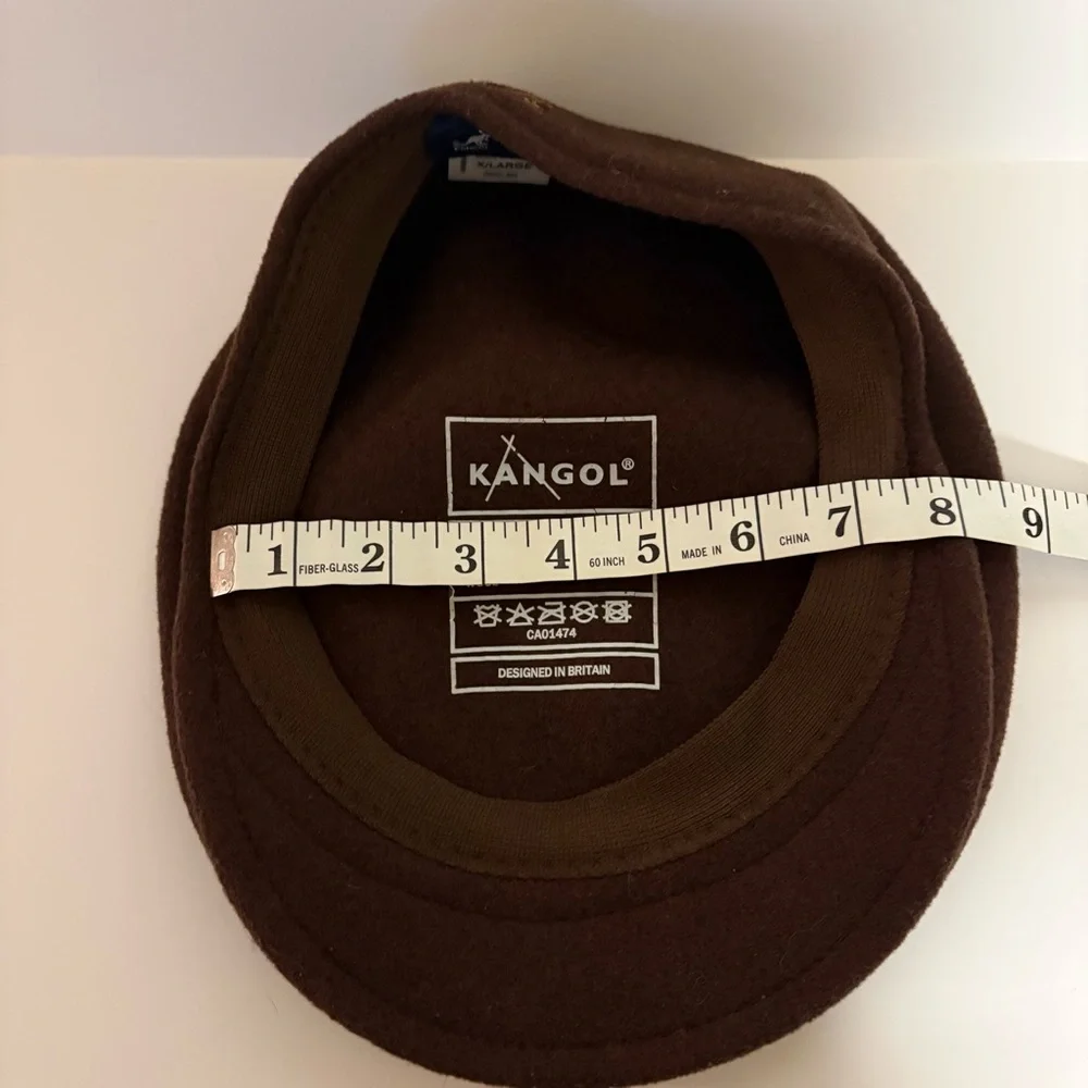 Brown wool Kangol hat - Picture 8 of 8
